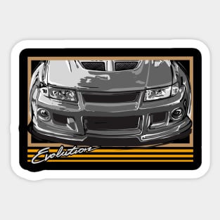 Mitsubishi Lancer evolution Rally Car. Sticker